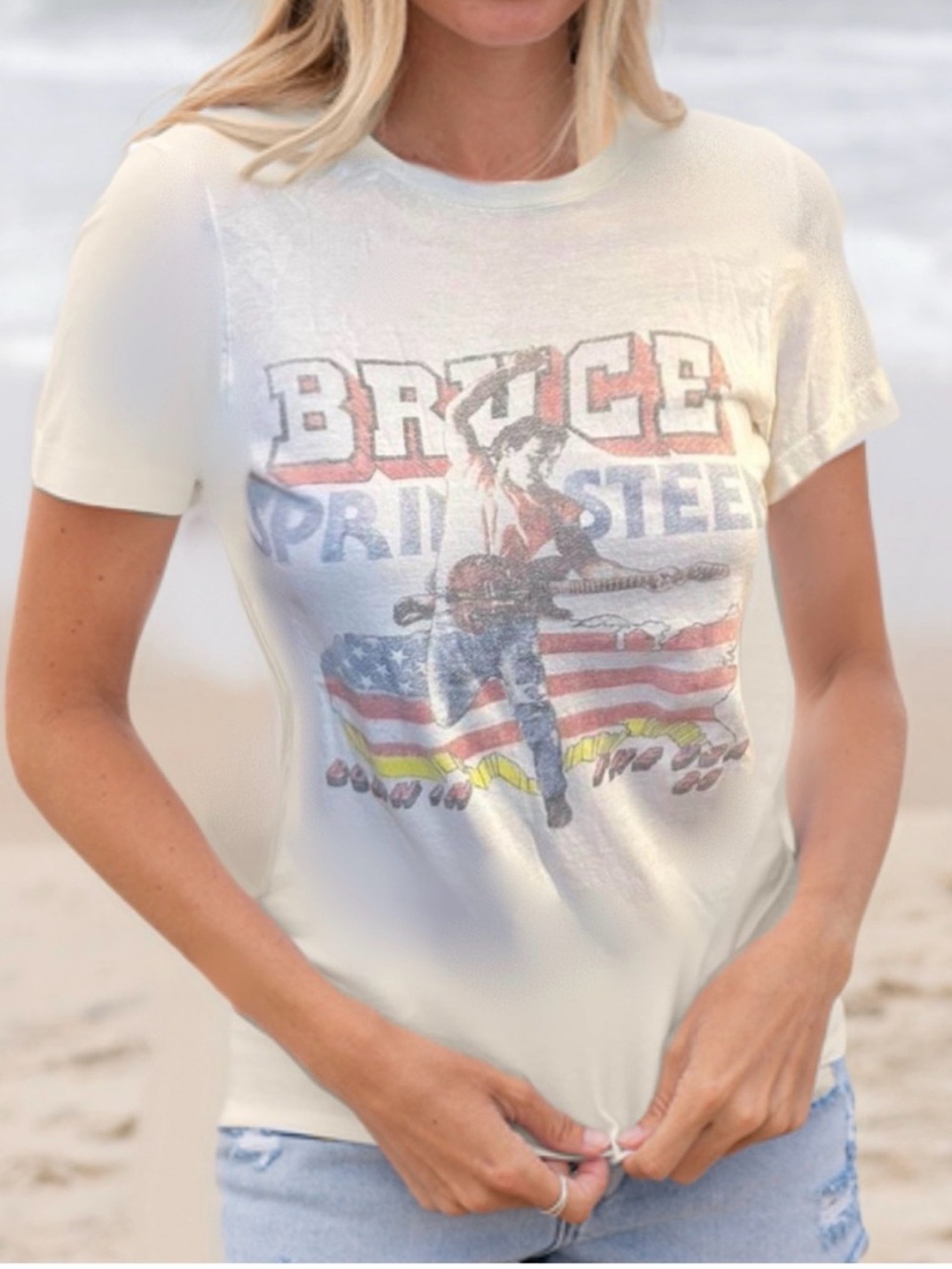 Vintage Bruce Springsteen Women's Tee